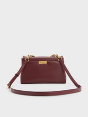 Charles & Ke*th - Kerry Chain-Handle Crossbody Bag - Mulberry Plum
