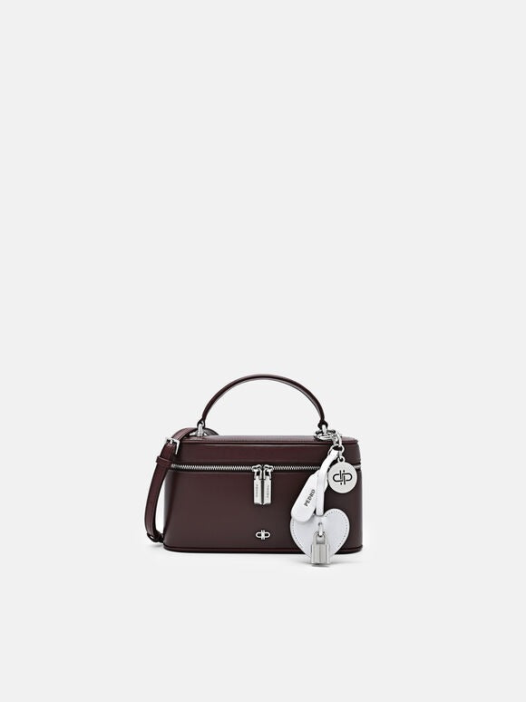 PEDR*  Ari Leather Shoulder Bag - Wine