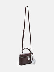 PEDR*  Ari Leather Shoulder Bag - Wine