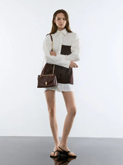 Charles & Ke*th - Lilibet Chain-Strap Bag - Plum