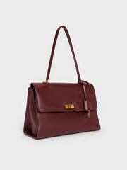 Charles & Ke*th - Kerry Top Handle Satchel Bag - Mulberry Plum