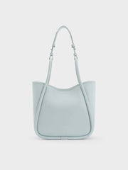 Charles & Ke*th -  Mini Lyla Tubular Tote Bag - Sea Salt Blue