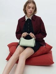 Charles & Ke*th - Hazel Bow Top Handle Bag - Mint Green