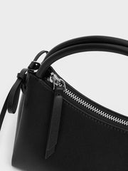 Charles & Ke*th - Hazel Bow Top Handle Bag - Noir