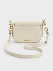 Charles & Ke*th - Gwynne Metallic-Accent Crossbody Bag - Cream