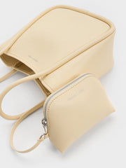 Charles & Ke*th -  Mini Lyla Tubular Tote Bag - Butter Yellow