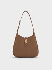 Charles & Ke*th - Mini Adalyn Hobo Bag - Mocha Brown