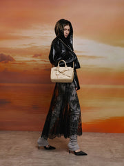 Charles & Ke*th -  Mini Delfina Belted Tote Bag - Sand