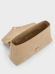 Charles & Ke*th - Lilibet Chain-Strap Bag - Nutmeg Beige