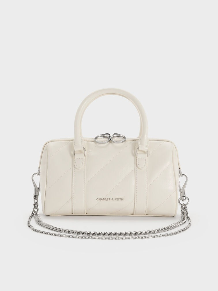 Charles & Ke*th - Philomena Bowling Bag - Cream