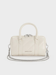 Charles & Ke*th - Philomena Bowling Bag - Cream