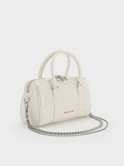Charles & Ke*th - Philomena Bowling Bag - Cream