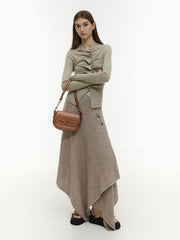 Charles & Ke*th - Gwynne Metallic-Accent Crossbody Bag - Chocolate