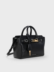 Charles & Ke*th -  Mini Delfina Belted Tote Bag - Noir