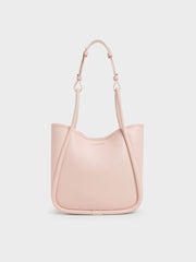 Charles & Ke*th -  Mini Lyla Tubular Tote Bag - Soft Pink