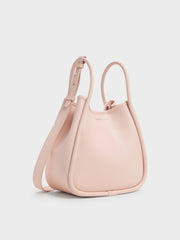 Charles & Ke*th -  Mini Lyla Tubular Tote Bag - Soft Pink