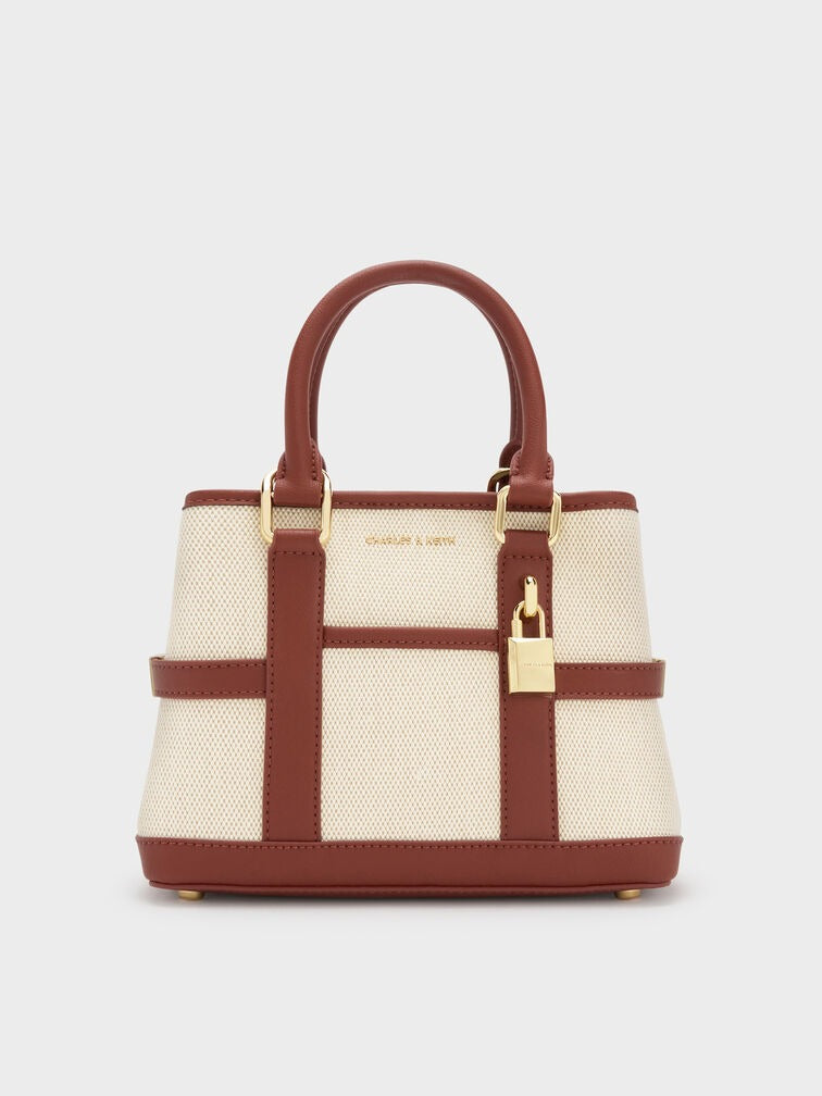 Charles & Ke*th - Mini Scottie Tote Bag - Brick