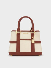 Charles & Ke*th - Mini Scottie Tote Bag - Brick