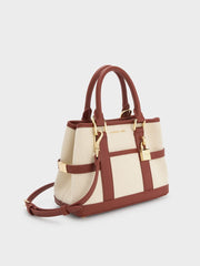 Charles & Ke*th - Mini Scottie Tote Bag - Brick