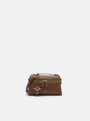 PEDR*  Alyssa Leather Shoulder Bag - Brown
