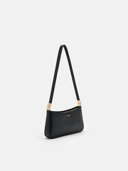 PEDR*  Jatte Leather Crossbody Pouch - Black