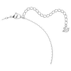 Swar*vski - Swan necklace Dancing swan, White, Rhodium plated