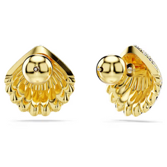 Swar*vski - Idyllia stud earrings Shell, White, gold finish - 5683970
