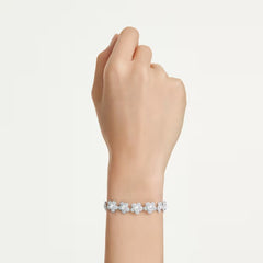 Swar*vski - Arian* Grand* bracelet Round cut, Flower, White, Rhodium plated - 5749182