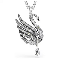 Swar*vski - Swan pendant Swan, White, Ruthenium plated - 5723411