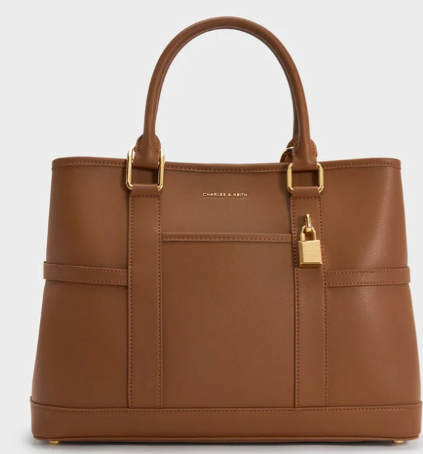 Charles & Ke*th -Scottie Tote Bag - Chocolate