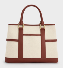 Charles & Ke*th -Scottie Tote Bag - Brick