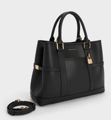 Charles & Ke*th -Scottie Tote Bag - White