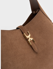 Charles & Ke*th - Mini Adalyn Hobo Bag - Mocha Brown