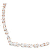 Swar*vski - Mesmera necklace Mixed cuts, White, Rose gold-tone plated (5728001)