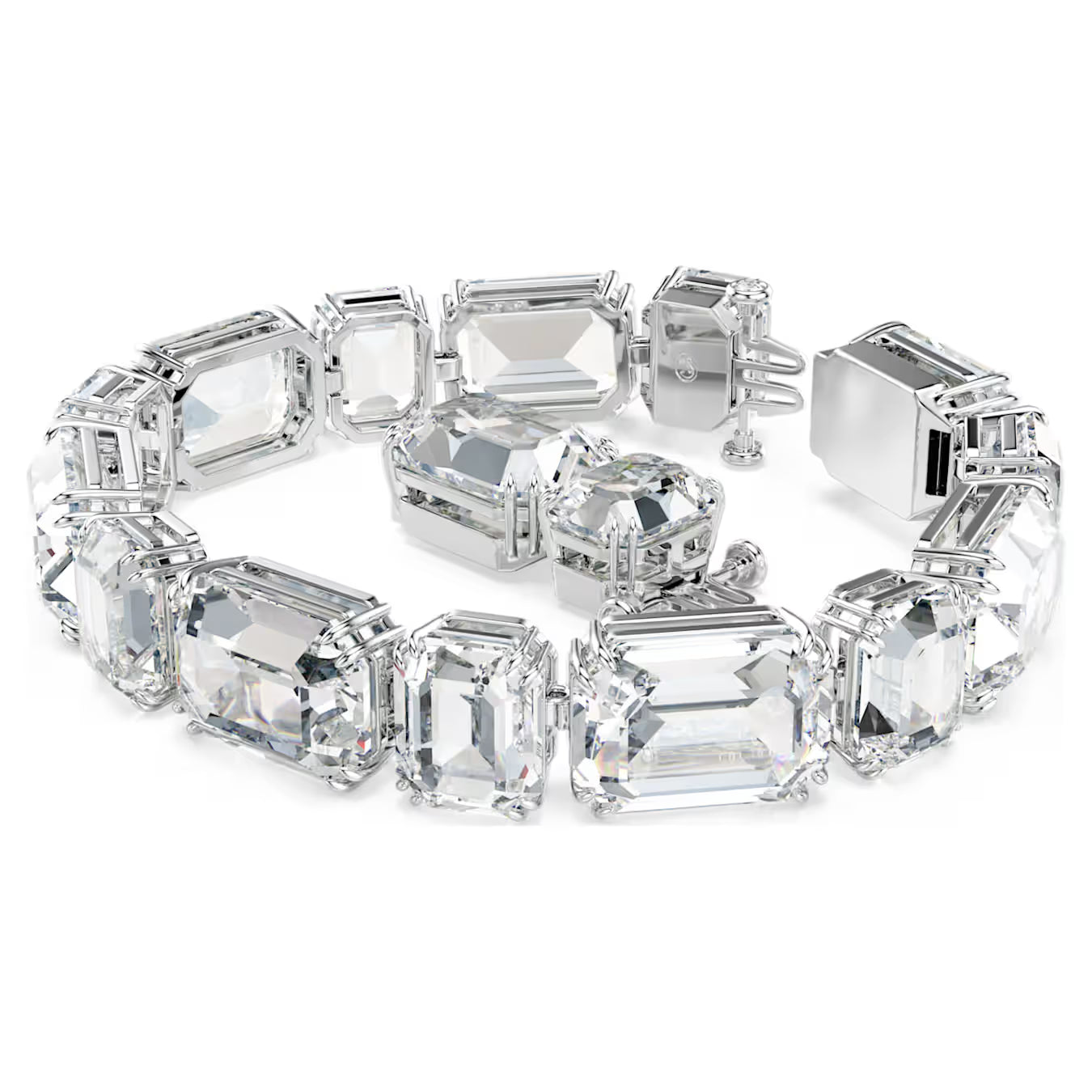 Swar*vski - Millenia bracelet Octagon cut, White, Rhodium plated - 5705770