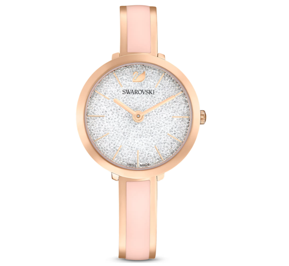 Swar*vski - Crystalline delight watch Metal bracelet - Pink - 5642221