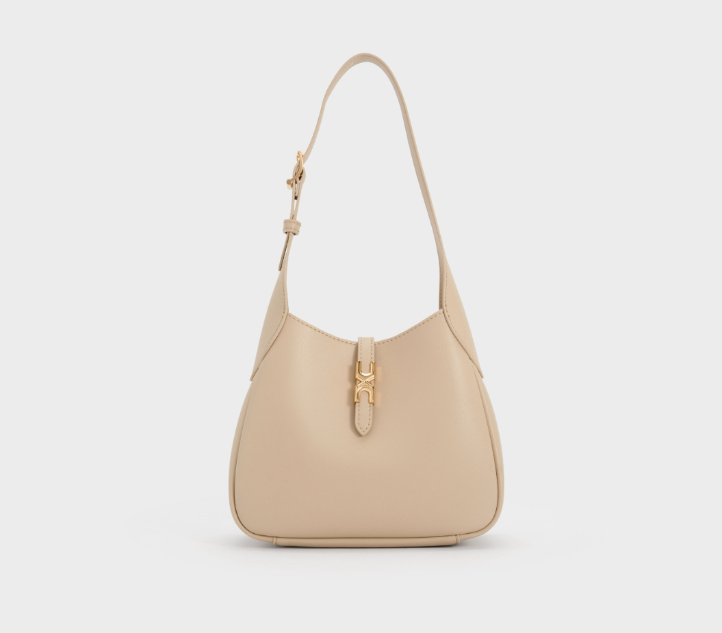 Charles & Ke*th - Mini Adalyn Hobo Bag - Dusted Oat