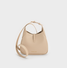 Charles & Ke*th - Mini Adalyn Hobo Bag - Dusted Oat